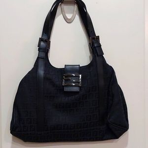 Fendi Zucchino Piccola Shoulder Bag